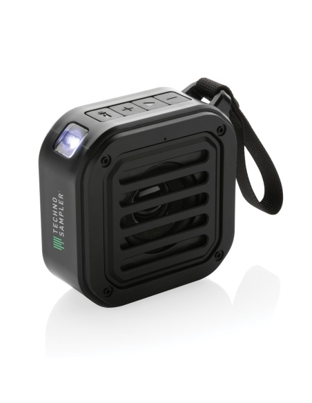 Speaker wireless 3W solare Sunwave in plastica riciclata RCS Speaker wireless 3W solare Sunwave in plastica riciclata RCS